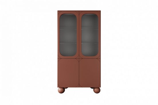 Vitrine - Eleganter Glas- SONATIA II - Schrank für Ihre Sammlerstücke.