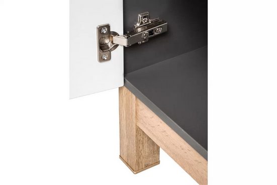 Hochschrank - Badschrank - Bali White - Ordentliche Badezimmerorganisation.