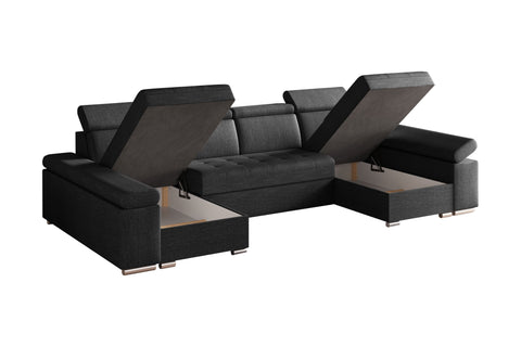 Ecksofa Toronto U – Dunkelgrau