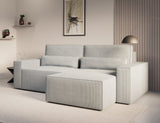 Ecksofa Brazil – Hellgrau – Brazil Mini