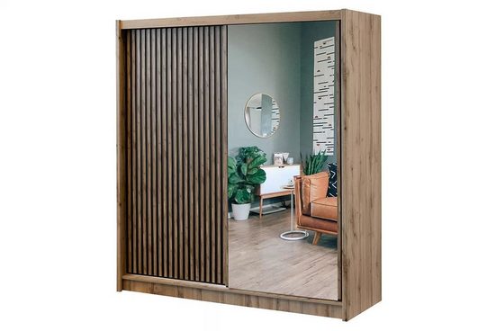 Kleiderschrank - London - mit modernem Schiebetürsystem.