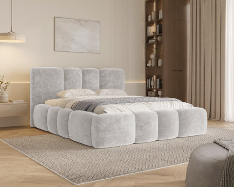 Polsterbett Bett 26 Amari – Grau