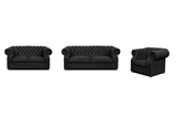 Chesterfield-Sofa Luxura - Echtleder Premium - Handgefertigt - Garantierte Qualität -, Premium Set 3 - 2 - 1,- 3 Teile - ROYAL24_MARKT