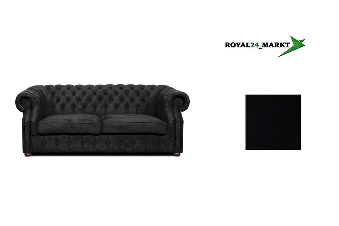 Chesterfield Sofa Luxura - Handgefertigt - Premium - , 1.St x 3-Sitzer Sofa ,- 1 Teile Garantierte Qualität -,Chesterfield-Design -,Premium Materialien