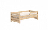 Kinderbett 184 cm  - Natürliches Kinderbett mit praktischen Features. - ROYAL24_MARKT