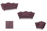 Polstergarnitur Chesterfield Gloria 3 - 2 - 1 - Premium Set - Handgemacht - Premium Materialien - Garantierte Qualität - ROYAL24_MARKT