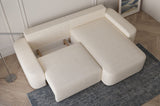 Ecksofa Oval – Creme