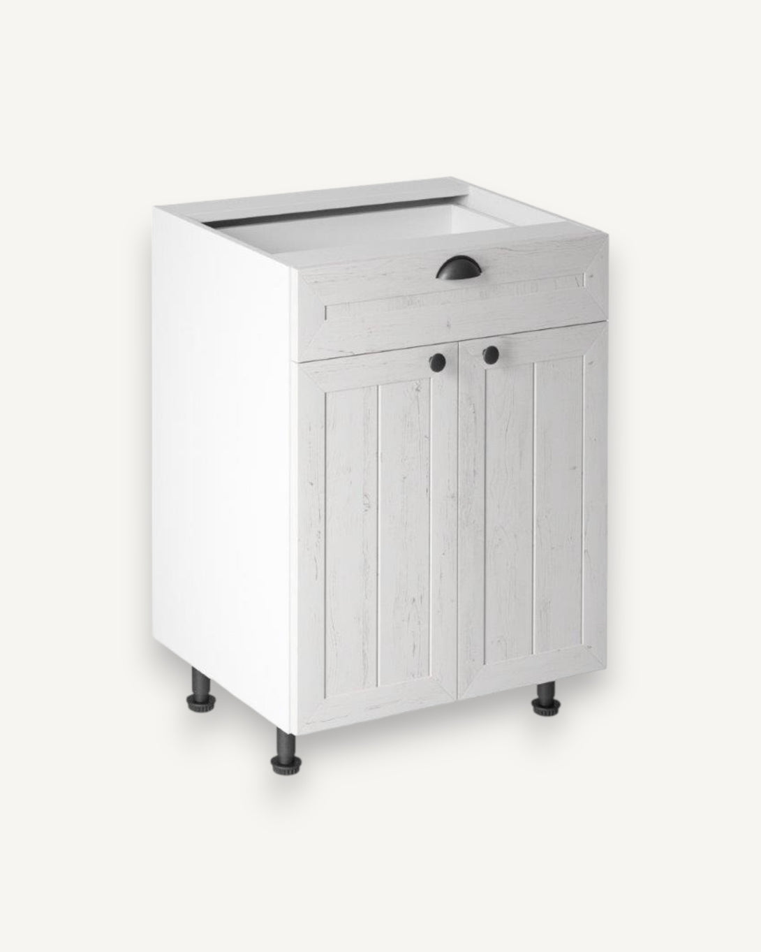 Unterschrank D60S1 - Provence - Platzoptimierung unter der Arbeitsplatte. - ROYAL24_MARKT