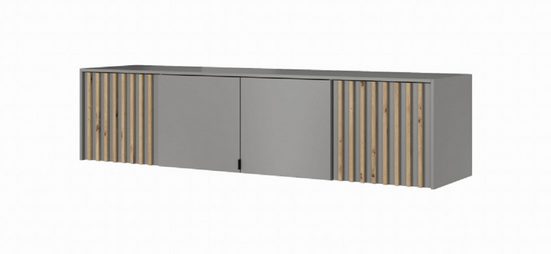 ROYAL24_MARKT Garderobe - Praktische Eleganz / Wohnwand Schrank als Raumhighlight. ( Komplett Set 1 St. BAKI )