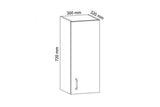Glashängeschrank 30 cm - sosna andersen -  Transparente Wandregale für Ihre Sammlung. - ROYAL24_MARKT