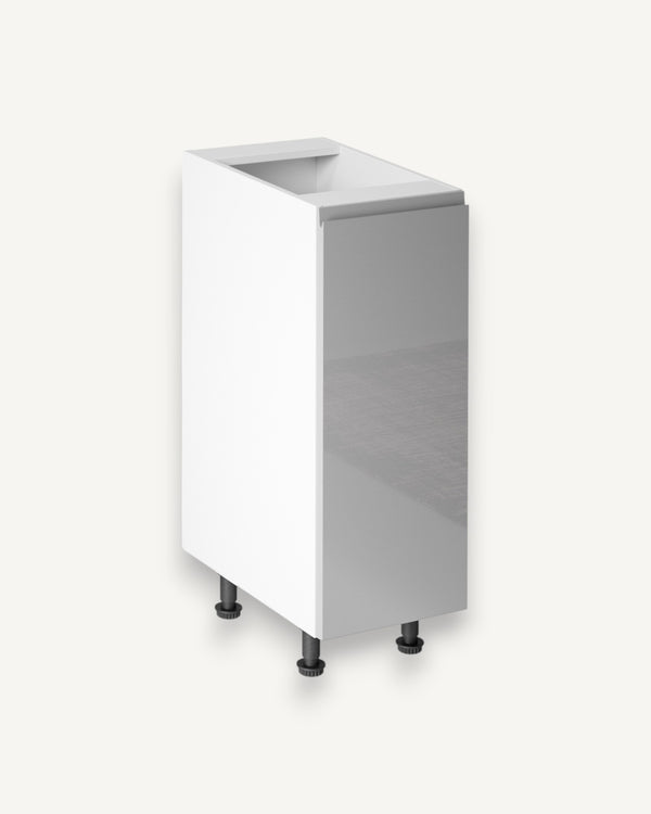 Unterschrank 30 cm - Aspen D30-P/L Grau/Hochglanz - ROYAL24_MARKT