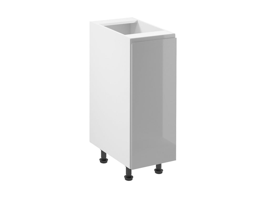 Unterschrank 30 cm - Velmora D30 P/L Grau/Hochglanz