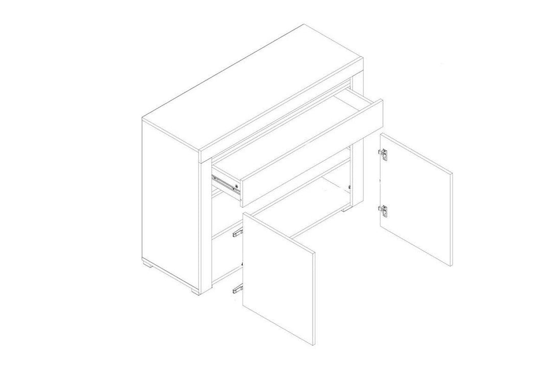 Kommode - Arizona  - Praktische Kommode für stilvolle Aufbewahrung