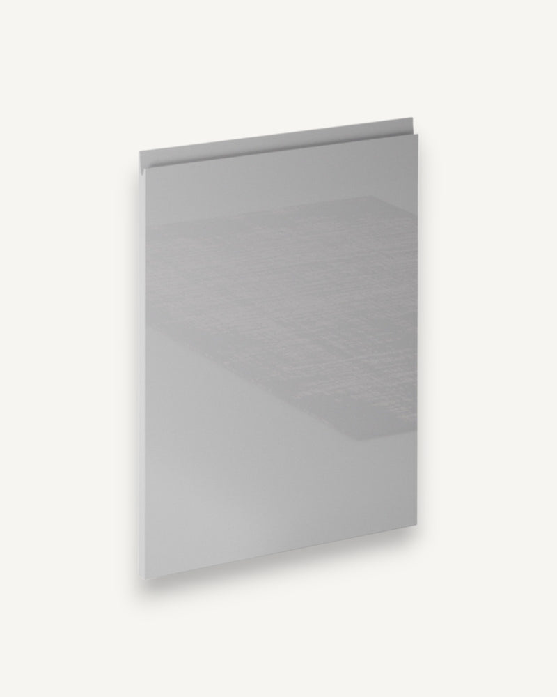 Geschirrspülerfront 45 cm - Velmora D45FZN Grau/Hochglanz