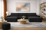 Ecksofa Brazil U – Schwarz – Brazil U