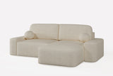 Ecksofa Oval – Creme