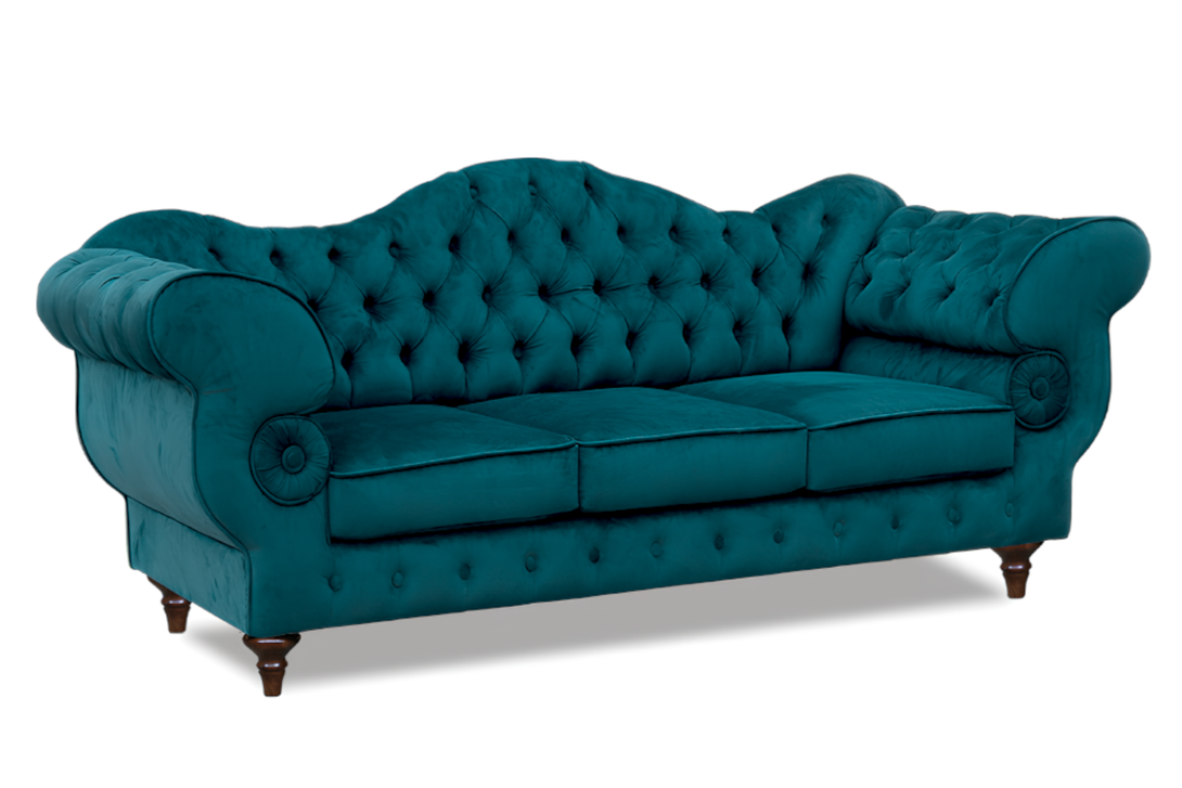 Polstergarnitur Chesterfield Gloria 3 - 2 - 1 - Premium Set - Handgemacht - Premium Materialien - Garantierte Qualität