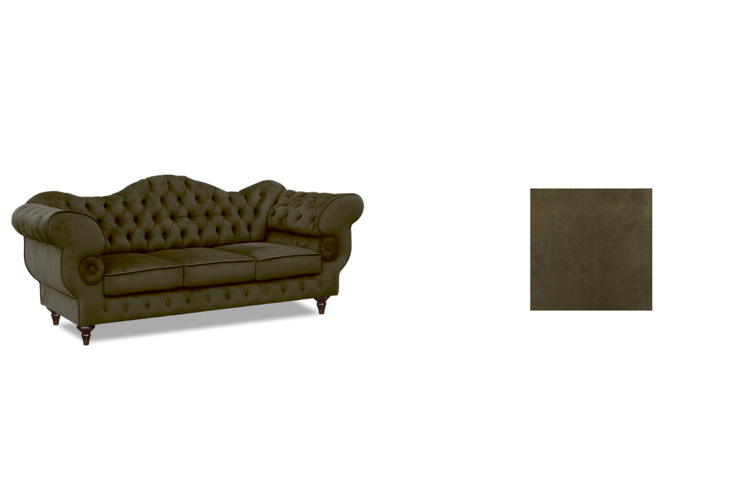 Gloria - Chesterfield Sofa - Hochwertiges - Garantierte Qualität - Elegantes Design -, 1.St x 3-Sitzer Sofa