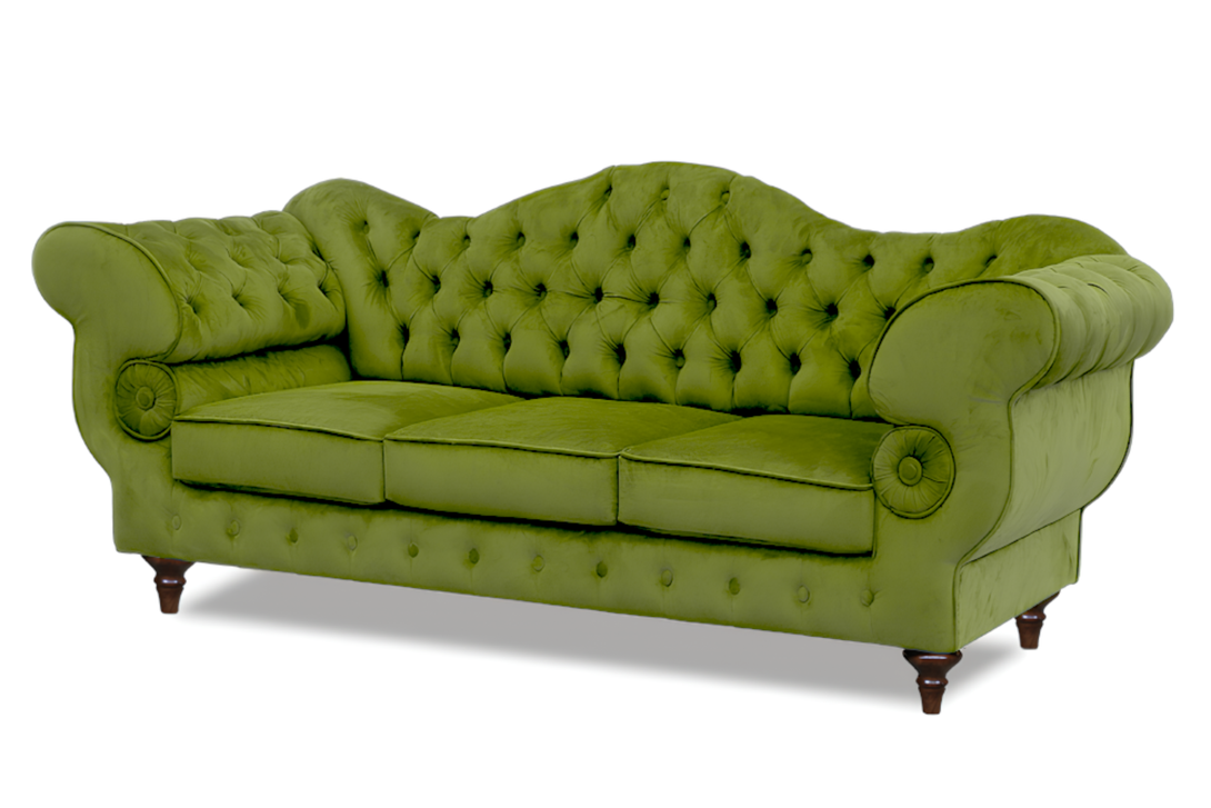 Gloria - Chesterfield Sofa - Hochwertiges - Garantierte Qualität - Elegantes Design -, 1.St x 3-Sitzer Sofa