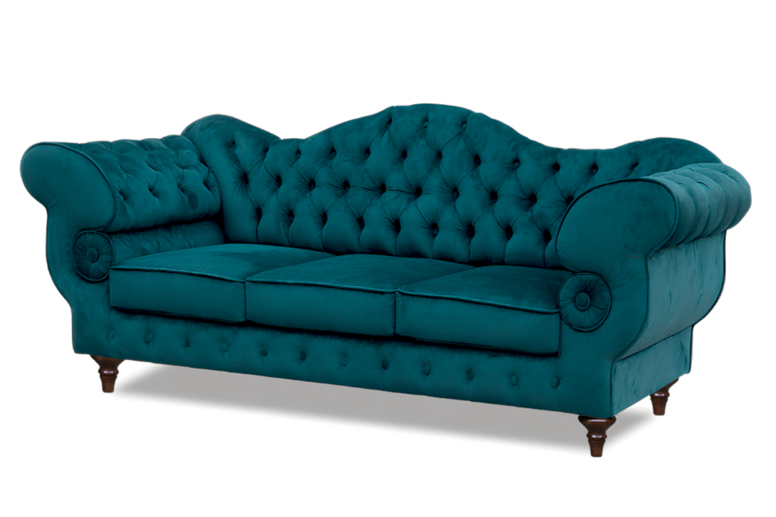 Gloria - Chesterfield Sofa - Hochwertiges - Garantierte Qualität - Elegantes Design -, 1.St x 3-Sitzer Sofa