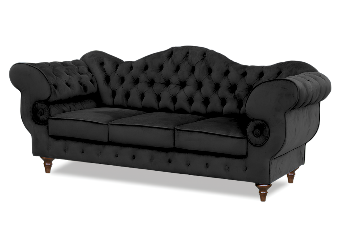 Gloria - Chesterfield Sofa - Hochwertiges - Garantierte Qualität - Elegantes Design -, 1.St x 3-Sitzer Sofa