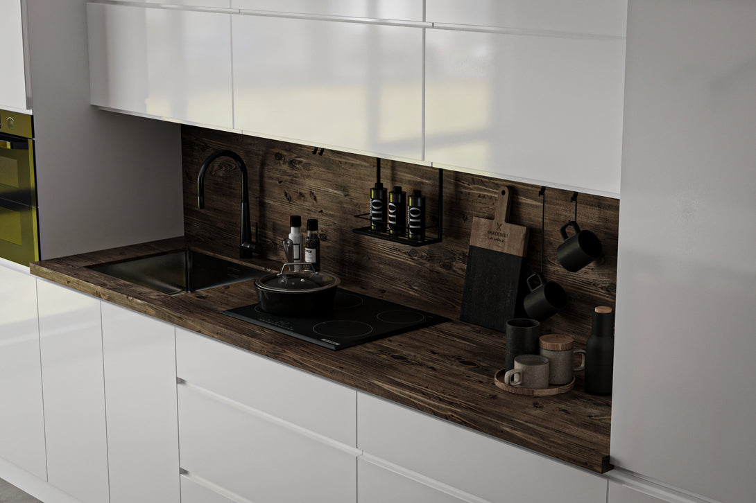 Küchenzeile - Aspen - Weiß (Hochglanz) - K47-G360 cm. - ROYAL24_MARKT