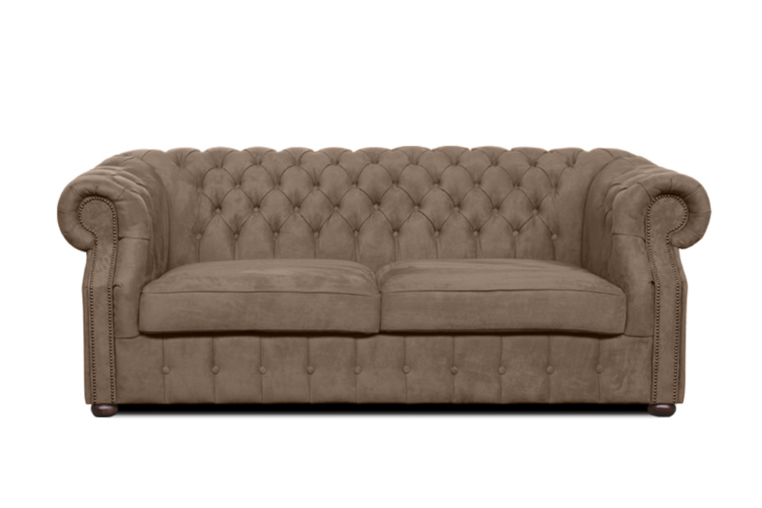 Chesterfield Sofa Luxura - Handgefertigt - Premium - , 1.St x 3-Sitzer Sofa ,- 1 Teile Garantierte Qualität -,Chesterfield-Design -,Premium Materialien