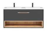 Waschbeckenschrank - Borneo - Elegantes schlichtes Aussehen. - ROYAL24_MARKT