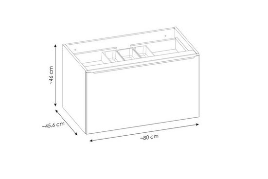 Badmöbel-Set - Santa Fe Taupe - Design, das guten Geschmack widerspiegelt. - Milaros Markt