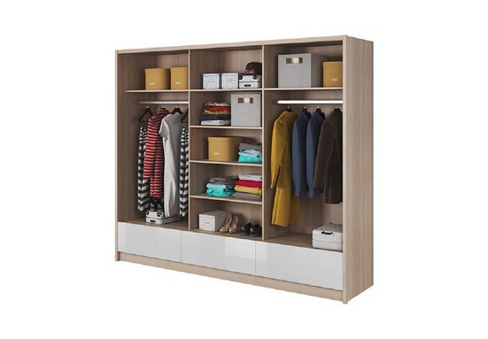 Kleiderschrank - ARUBA - Verleihen Sie dem Raum einen Hauch von Luxus.