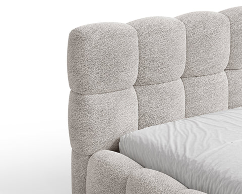 Polsterbett Bett 19 Arena – Silber