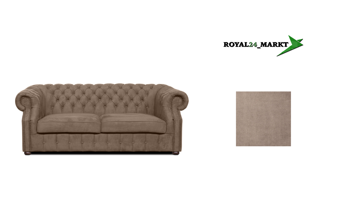 Chesterfield Sofa Luxura - Handgefertigt - Premium - , 1.St x 3-Sitzer Sofa ,- 1 Teile Garantierte Qualität -,Chesterfield-Design -,Premium Materialien