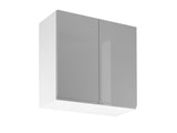 Küchenzeile - Aspen - Grau (Hochglanz) - K35-G200 cm - ROYAL24_MARKT