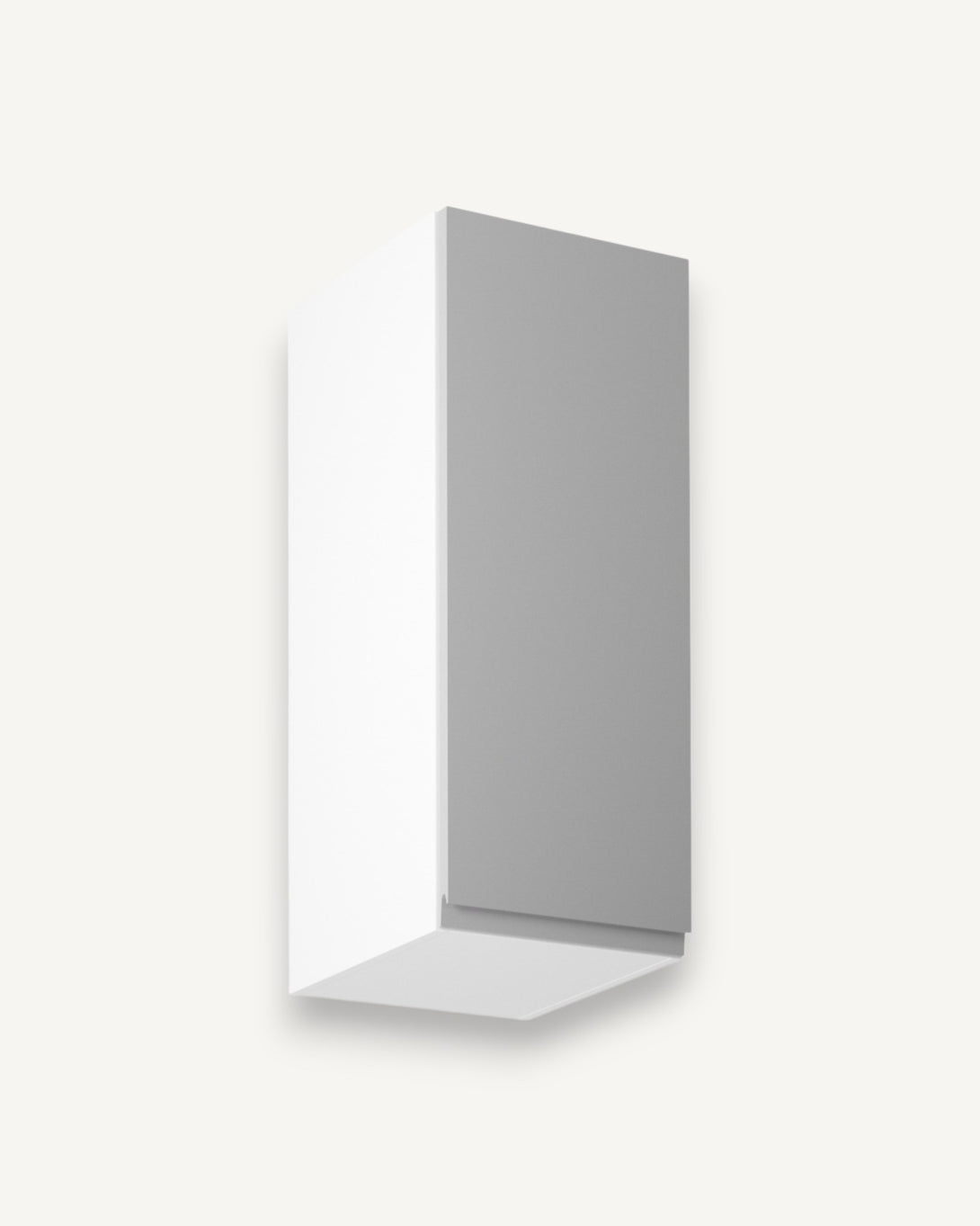 Hängeschrank 30 cm - Aspen G30-P/L Grau/Hochglanz