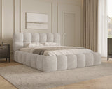 Polsterbett Bett 19 Arena – Silber