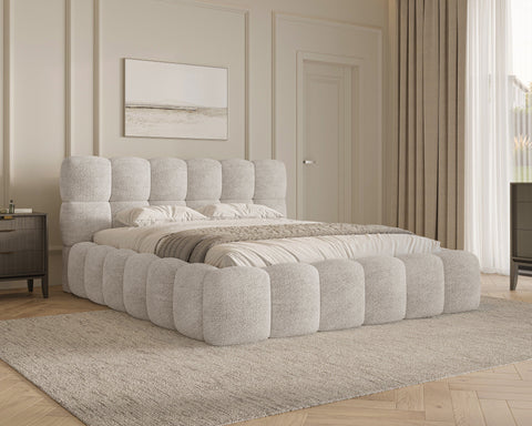Polsterbett Bett 19 Arena – Silber