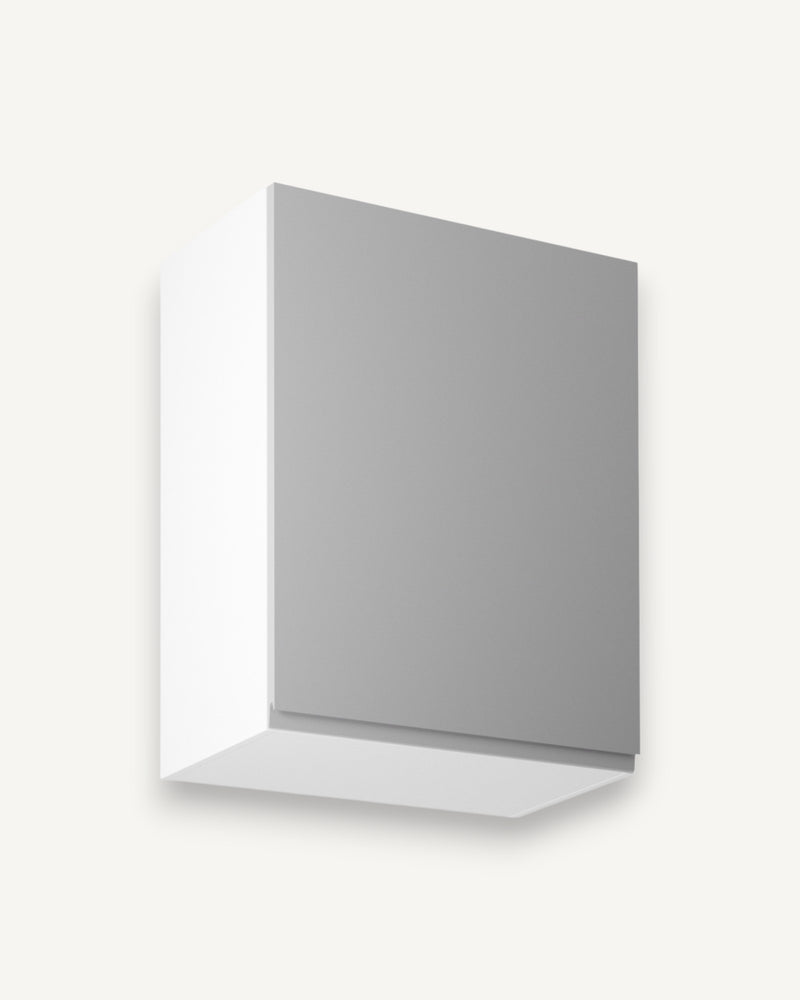 Hängeschrank 60 cm - Velmora G60-P/L Grau/Hochglanz