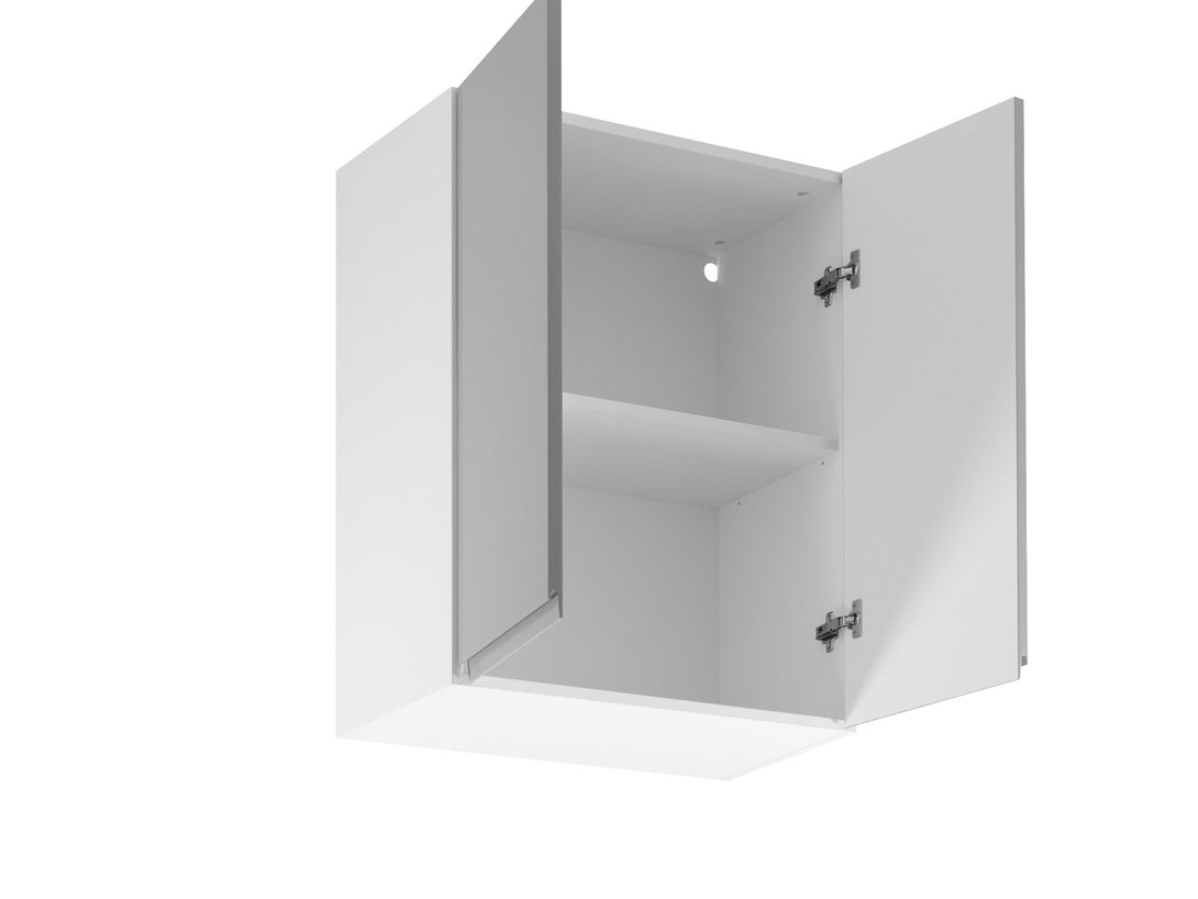 Küchenzeile - Aspen - Grau (Hochglanz) - K37-G200 cm - ROYAL24_MARKT