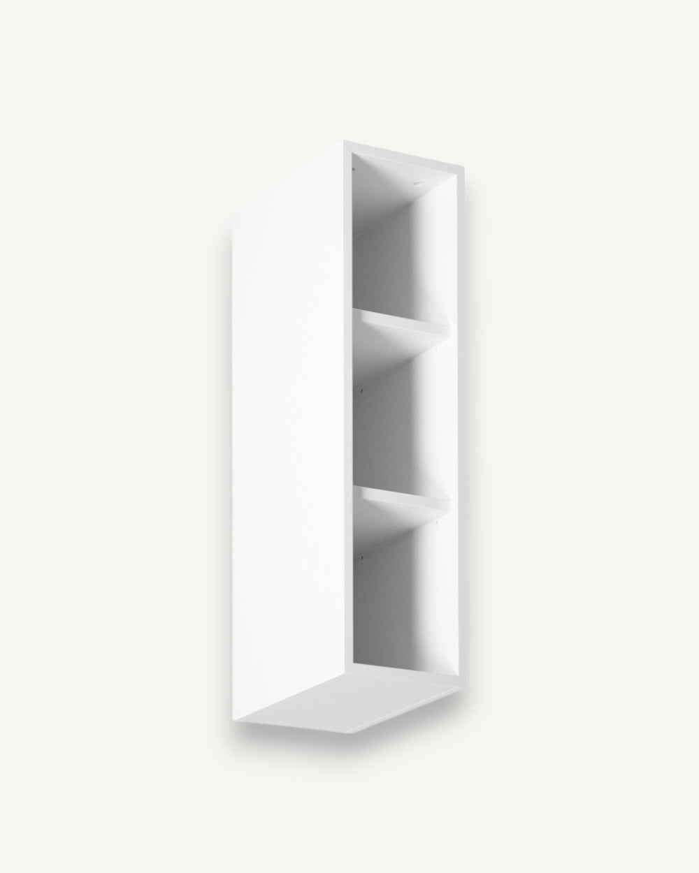 Regalhängeschrank 20 cm - Velmora W20O - Weiß