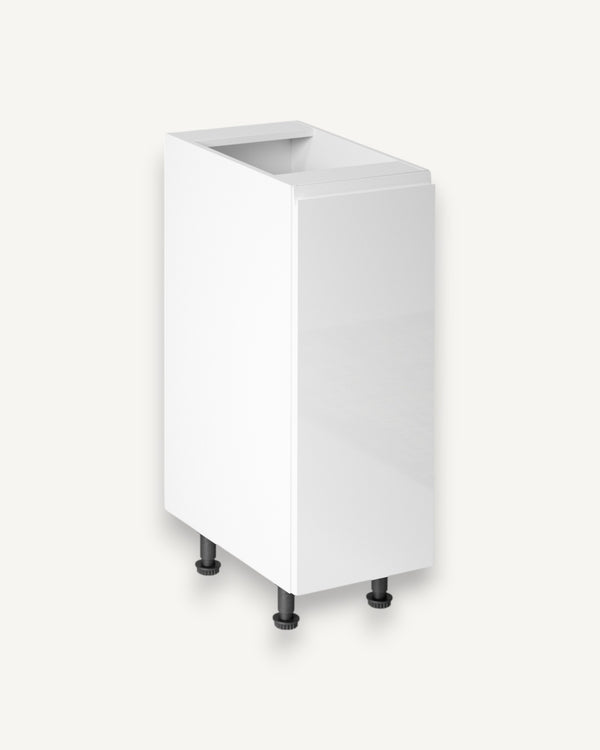 Unterschrank 30 cm - Aspen D30 P/L Weiß/Hochglanz - ROYAL24_MARKT