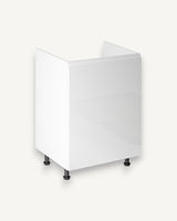 Spülenschrank 60 cm - Aspen D60Z-P/L - Weiß/Hochglanz - ROYAL24_MARKT