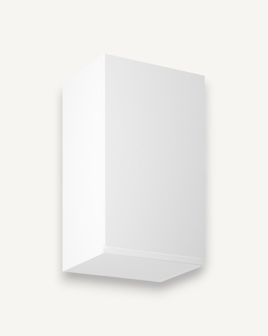 Hängeschrank 45 cm - Aspen G45 - Weiß / Hochglanz