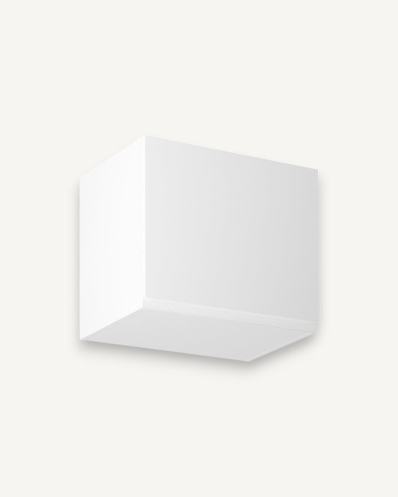 Hängeschrank 50 cm – Velmora G50K – Weiß / Hochglanz