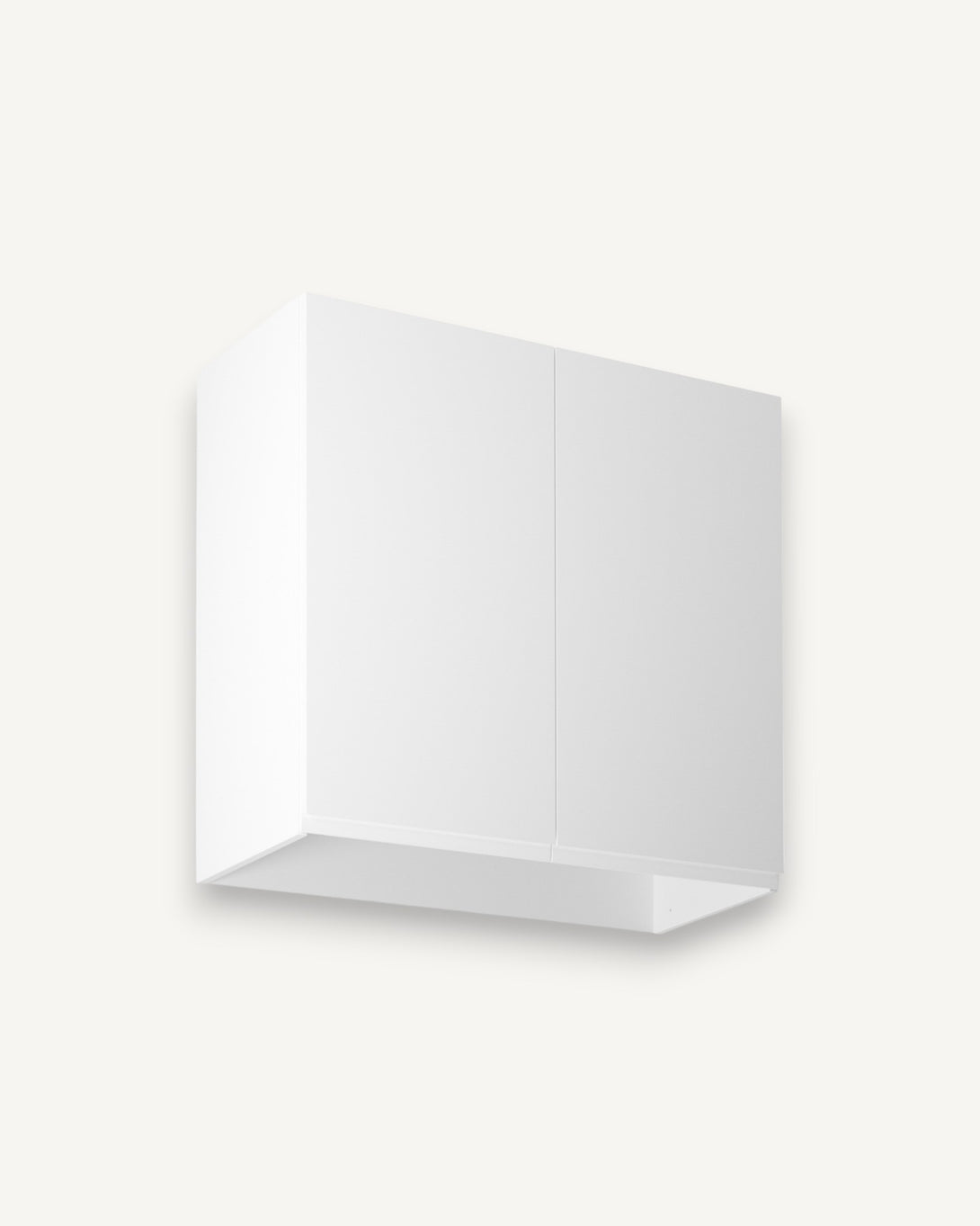 Hängeschrank 80 cm - Aspen G80C - Weiß / Hochglanz - ROYAL24_MARKT