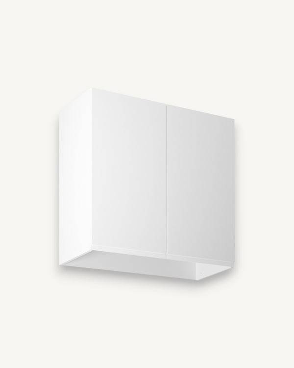 Hängeschrank 80 cm - Aspen G80C - Weiß / Hochglanz - ROYAL24_MARKT