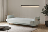 Schlafsofa Cloudy – Hellblau