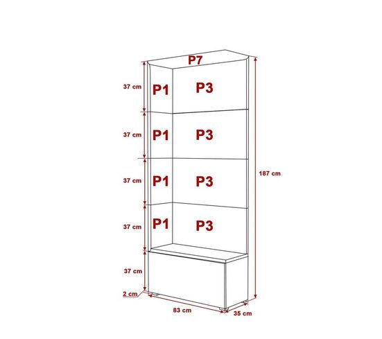 Garderobenschrank GF88 – Einzigartiges Design und hohe Qualität.
