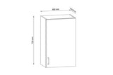 Hängeschrank 45 cm - sosna andersen - Ein unverzichtbares Stück für jede Küche. - ROYAL24_MARKT
