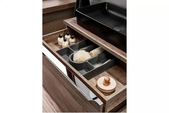 Waschbeckenschrank - Santa Fe Oak - Mit einem modernen und luxuriösen Design.