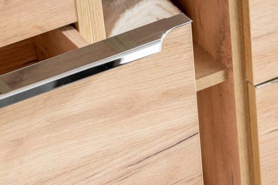 Waschbeckenschrank - Capri Oak - Intelligente Lösungen für stilvolle Badezimmerorganisation.